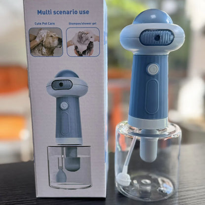 Automatic Pet Soap Dispenser – USB Rechargeable Foam Shampoo Sprayer for Dogs & Cats