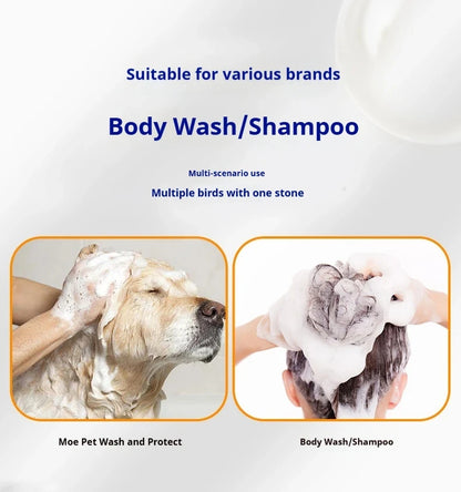 Automatic Pet Soap Dispenser – USB Rechargeable Foam Shampoo Sprayer for Dogs & Cats